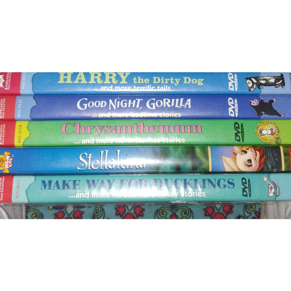 Scholastic Books DVD lot Story time